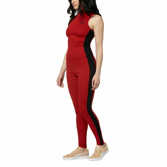 puma t7 bodycon jumpsuit